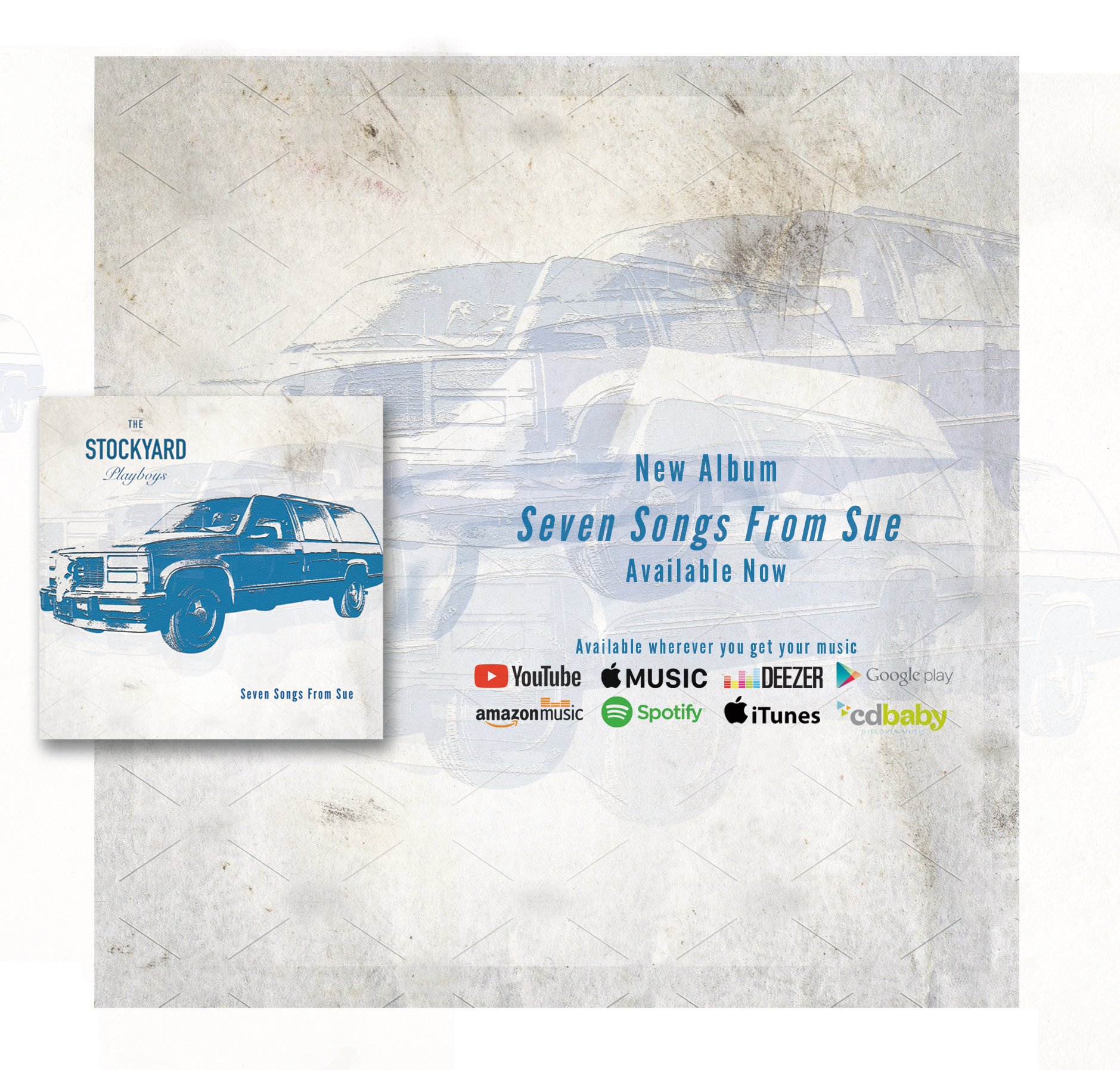 Stockyard Playboys New Album Seven Songs from Sue